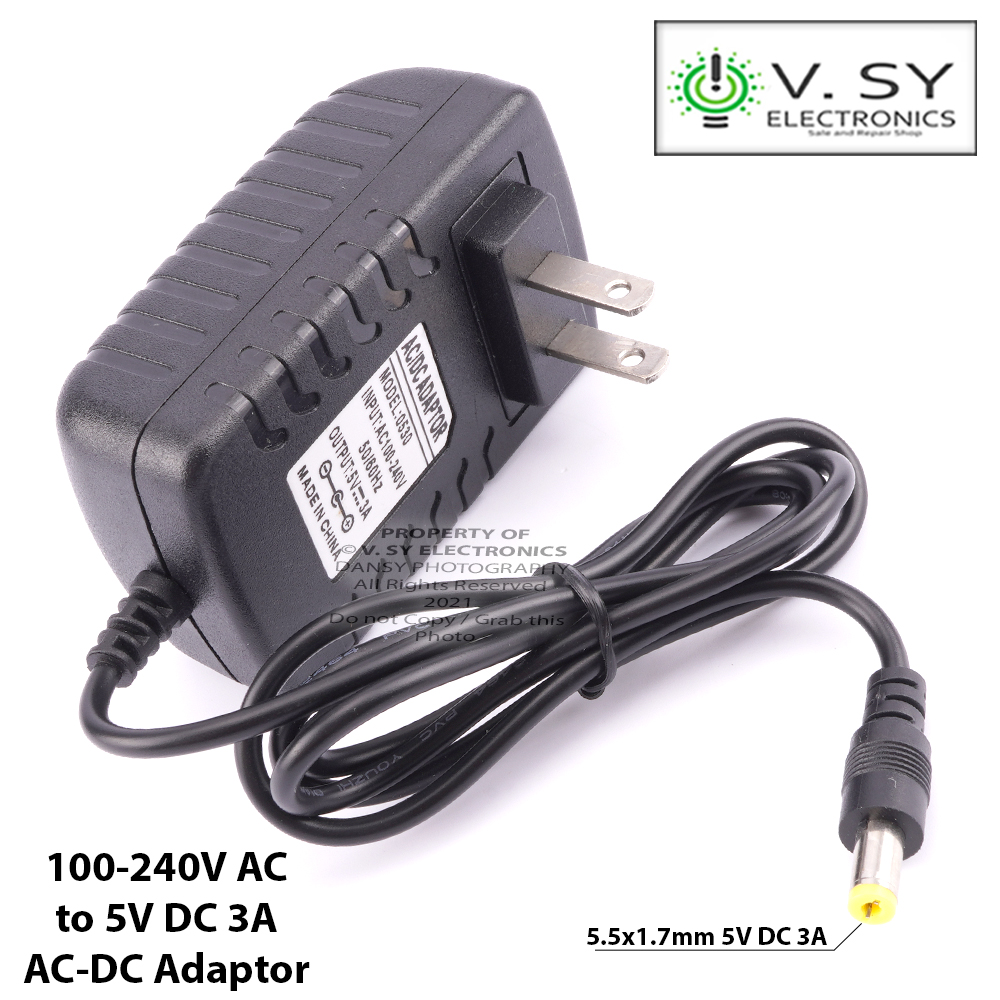 Domybest AC 100-240V Converter Adapter DC 5.5 x 2.5MM 12V 1A 1000mA Charger UK Plug