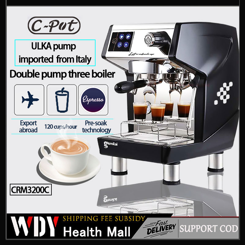 Commercial Espresso Coffee Machine Cappuccino Coffee Maker with Italian  Ulka Pump - China Coffee Machine and Coffee Maker price