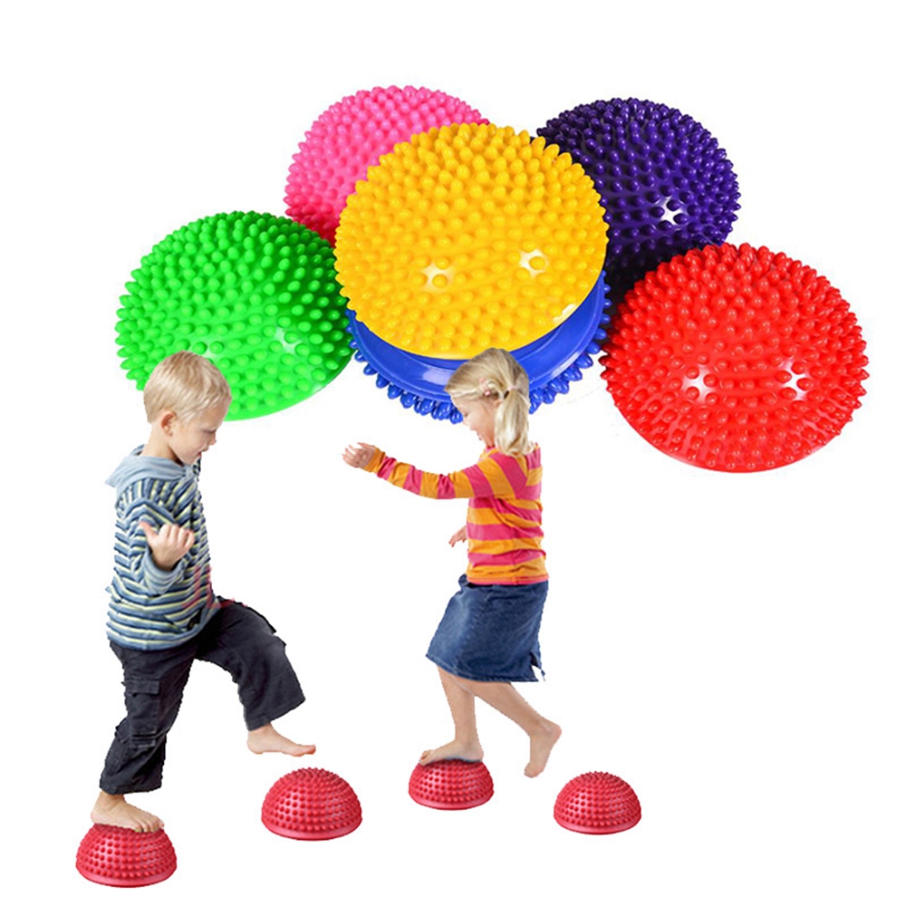 SCIROCC ปั๊มครึ่งนวดการรวม Sensory อุปกรณ์ออกกำลังกาย Hemisphere ที่เหยียบเท้าลูกบอลโยคะเด็กของเล่นแบบทรงตัว