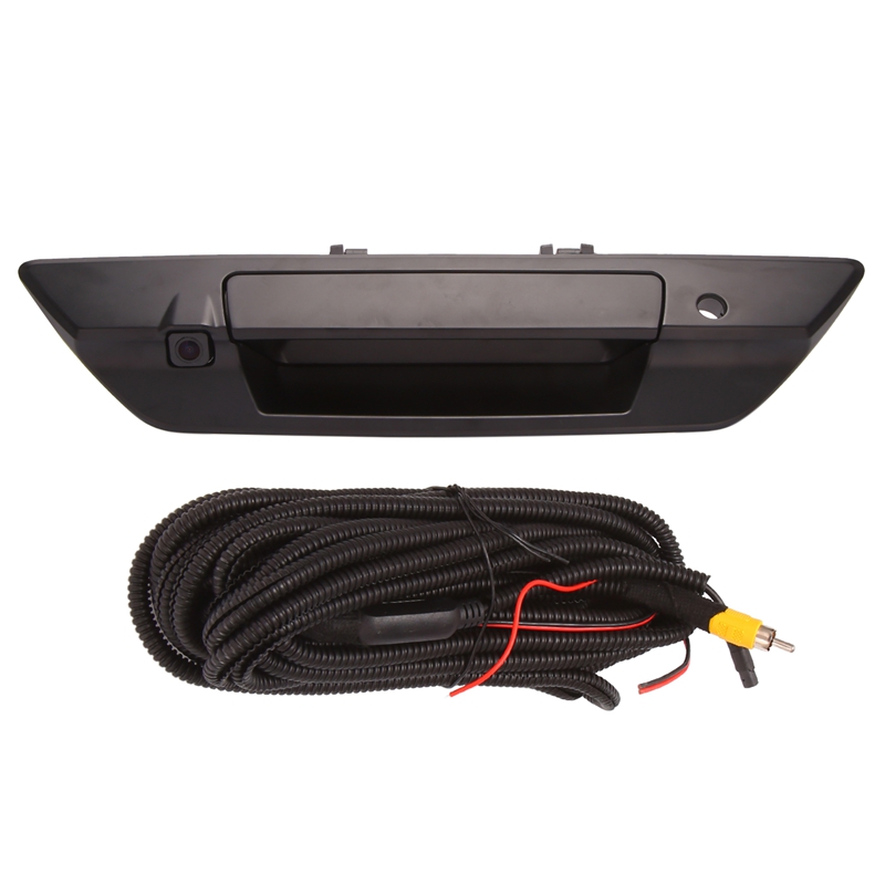 Black Car Tailgate Handle Rear View Camera Backup Camera for Toyota Hilux