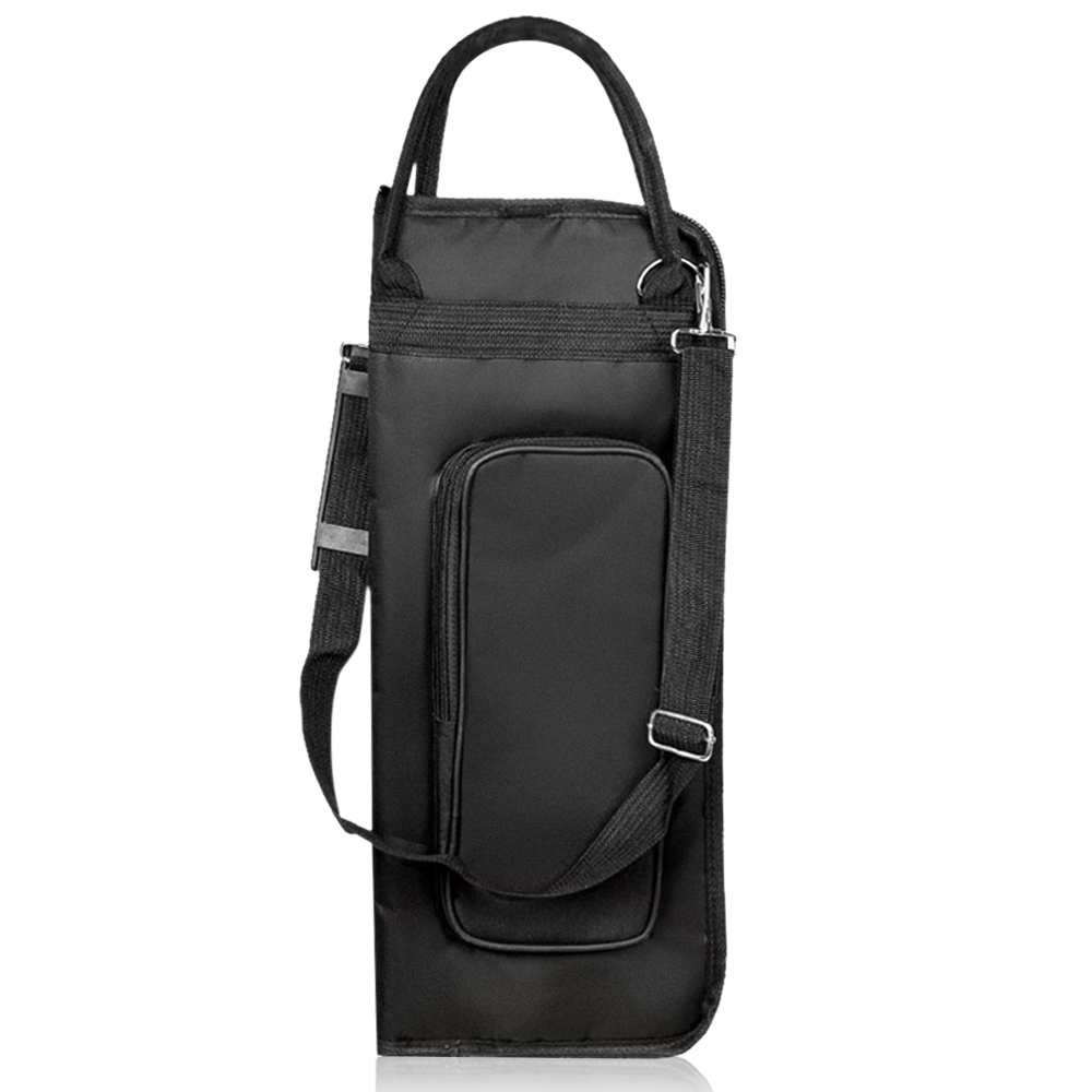 ammoon600D Water-resistant Drum Sticks Gig Bag Oxford Cloth Handy Strap