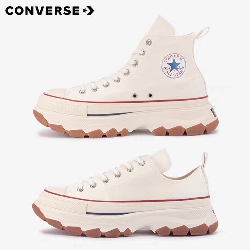 Converse Run Star Hike 1970s loose cake thick bottom High -help and low