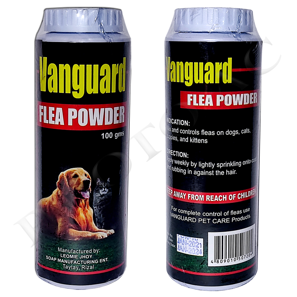 Vanguard Flea Powder for Dog and Cat Pets 100grams Lazada PH