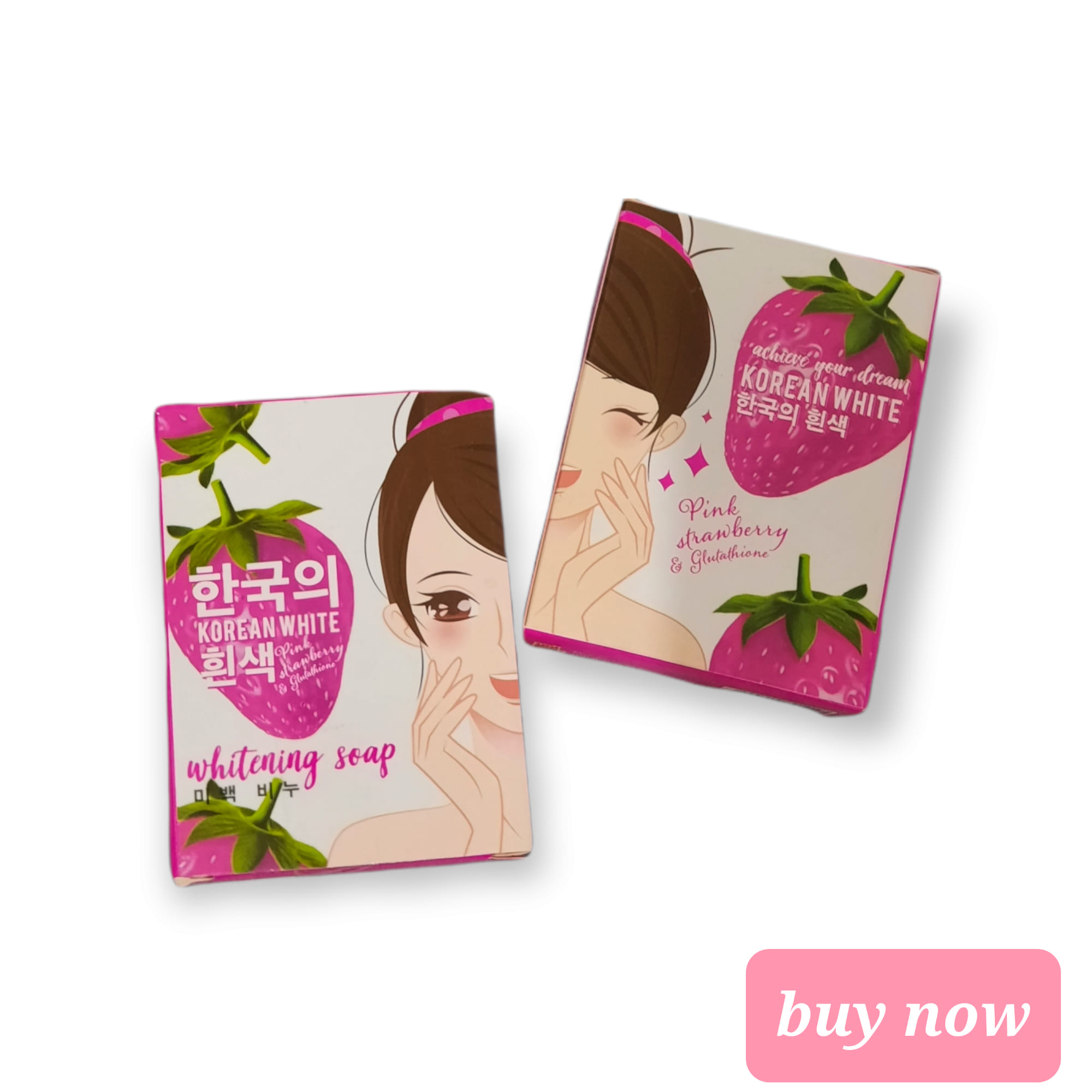 korean white pink strawberry and glutathione Papaya Kojic Acid & Glutathione Elaimei