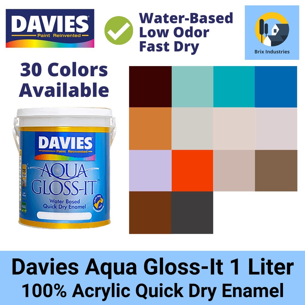 davies quick dry enamel water based