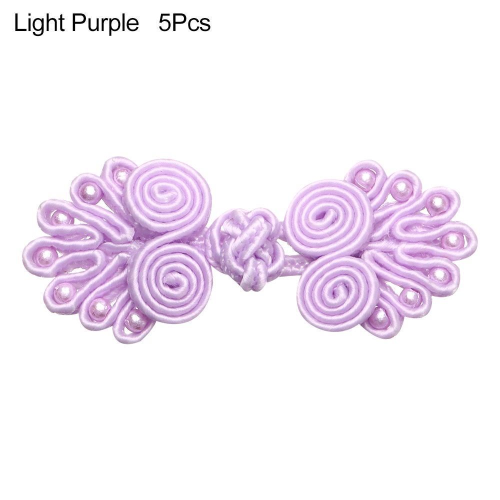 【COD&Ready Stock】5Pcs Chinese Knot Button Handmade Cheongsam Buttons Knot Fastener Tang Suit Invitation Gift Box DIY Handcraft Clothing Accessories