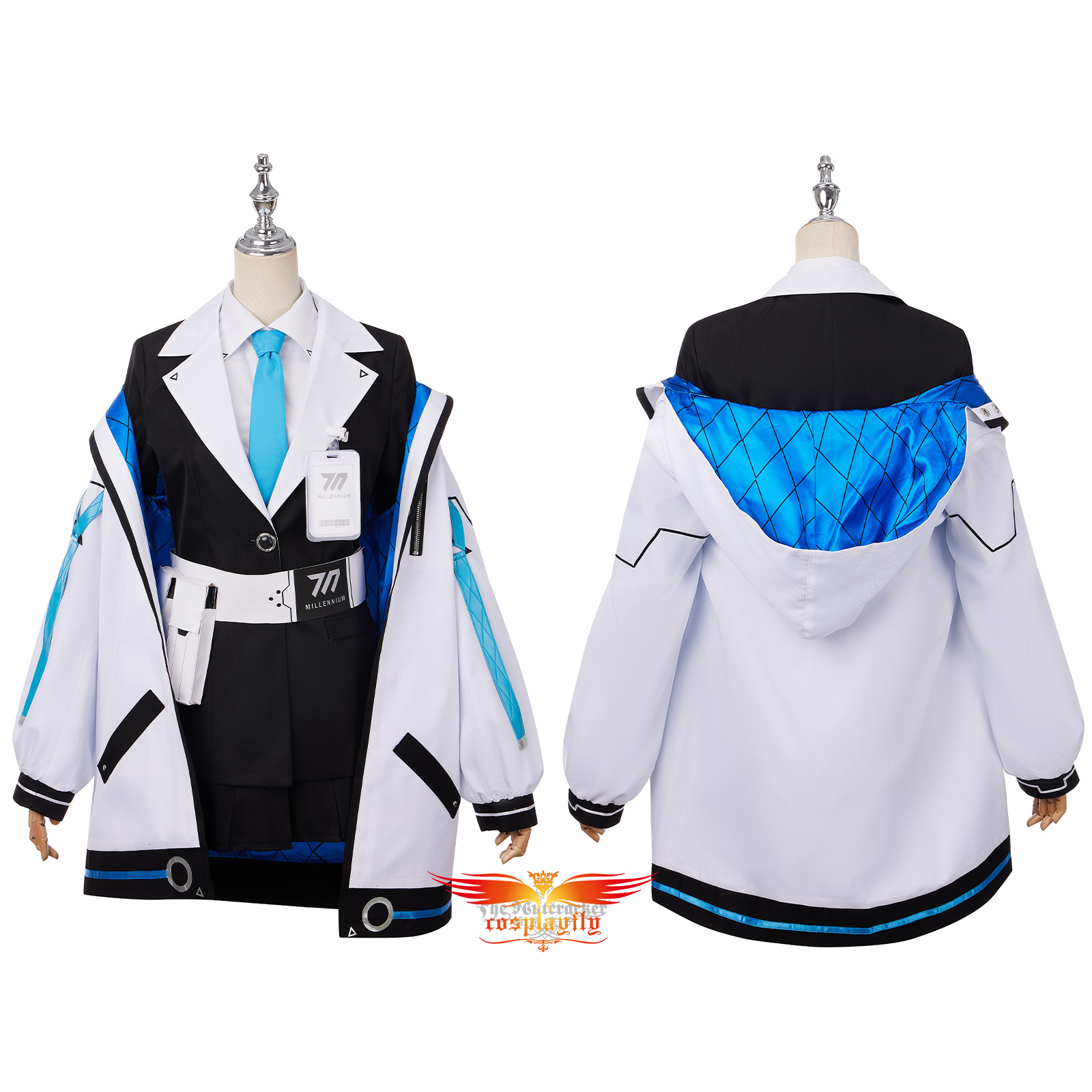 Blue Archive Wiki Hayase Yuka Cosplay Hayase Yuka Uniform Set Halloween  Costumes for Women Hayase Yuka T Shirt Coat Set