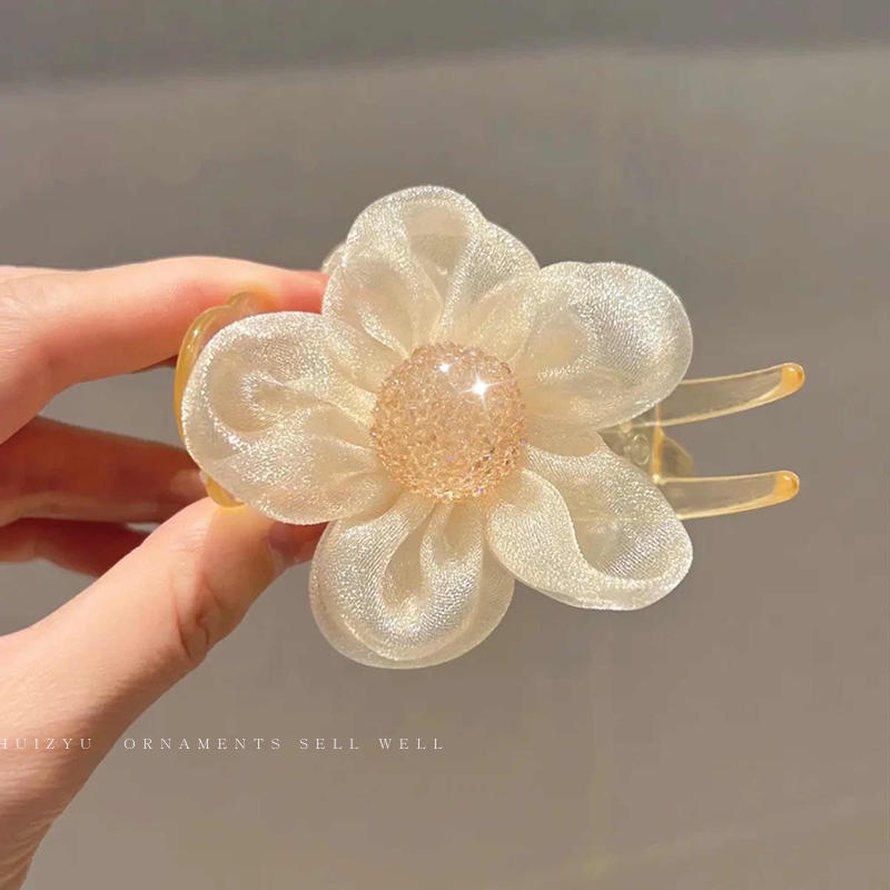 Kẹp Tóc Nơ Hàn Quốc Rhinestone -INTL