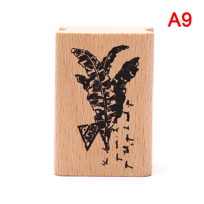 PINGZ Forest World Cute DIY Wooden Rubber Stamps Diary Scrapbooking Stamps Set