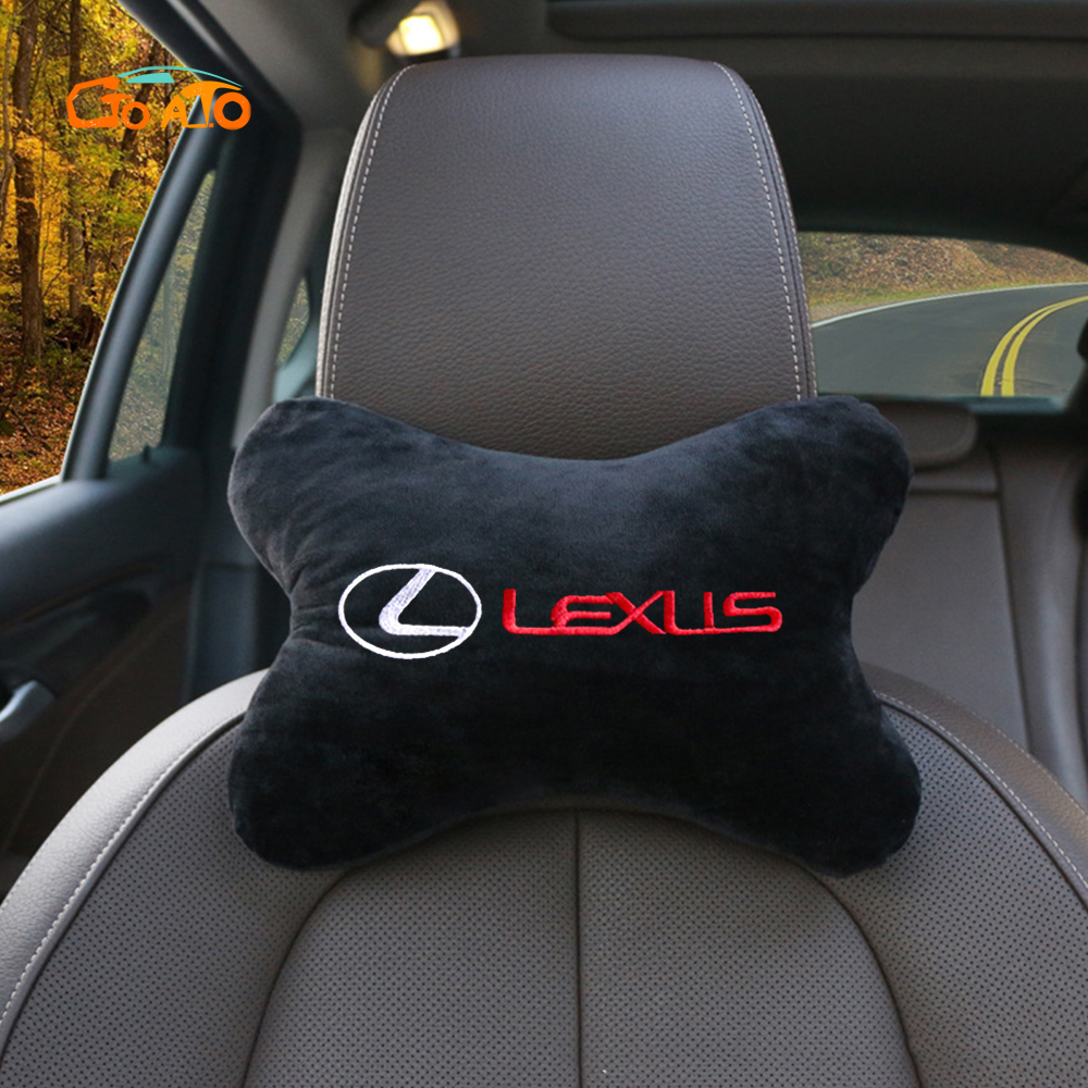 Car Neck Headrest Pillow Car Accessories Cushion Auto Seat Head Support  Neck Protector Automobiles Seat Neck Rest Memory Cotton -…