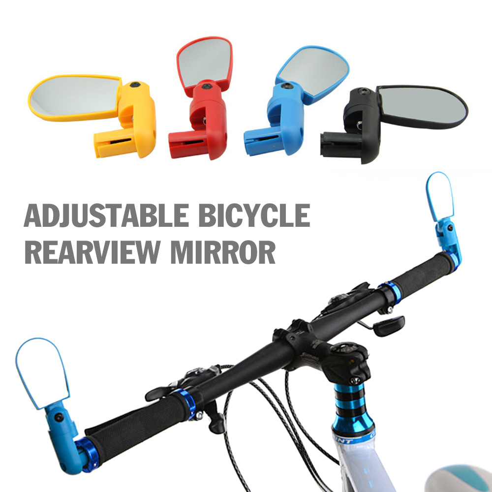 ZWTX 1Pc กระจกมองหลังจักรยานความละเอียดสูงมุมมองกว้าง180 ° ปรับ Shatterproof กระจกมองหลังจักรยาน MTB ขี่จักรยาน Handlebar ด้านข้างเลนส์อุปกรณ์เสริมความปลอดภัย