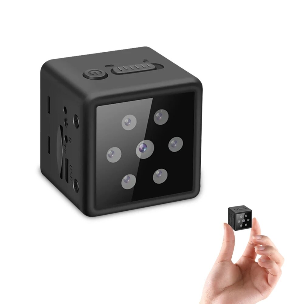 Mini DICE Shaped Camera HD 1080P máy quay kèm micro nhìn trong đêm thể