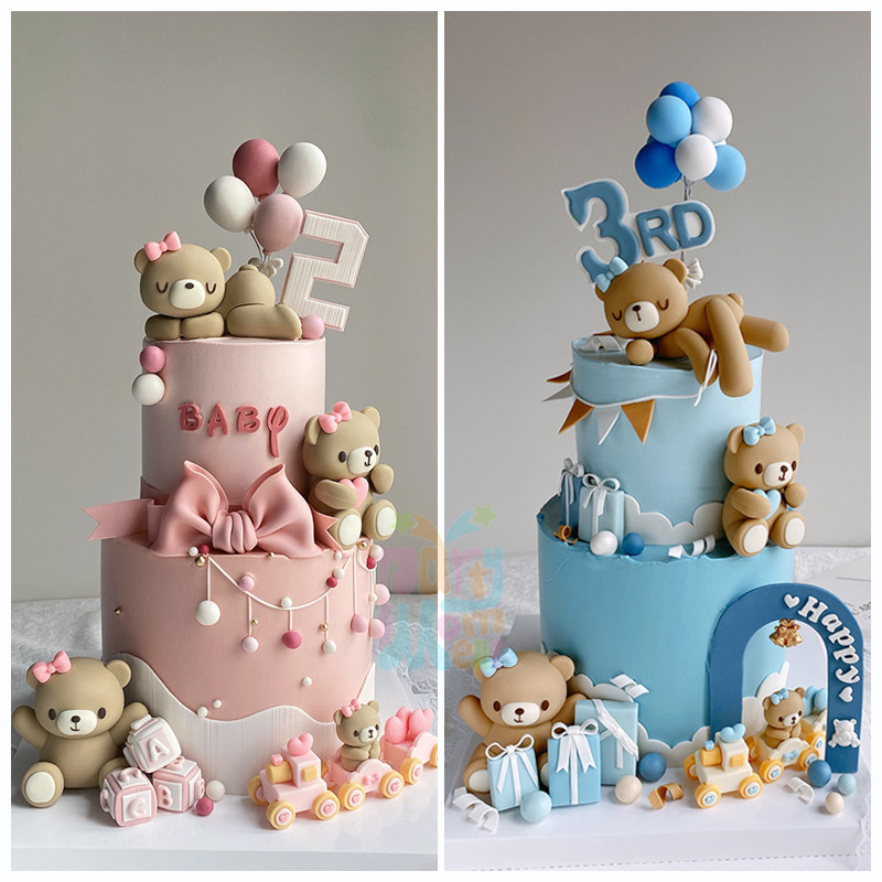 3d Baby Teddy Bear Cake