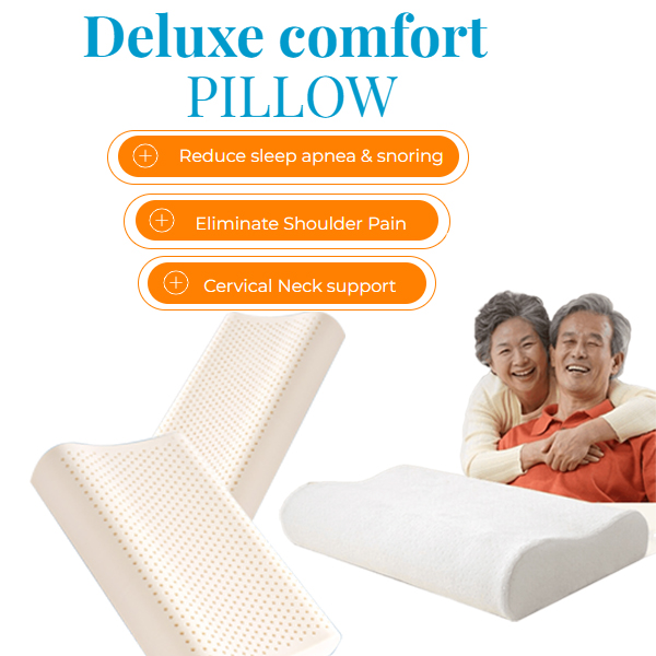 Orthopedic pillow deluxe comfort pillow memory foam sleepcare soft pillows big size 50 x 30 cm Lazada PH