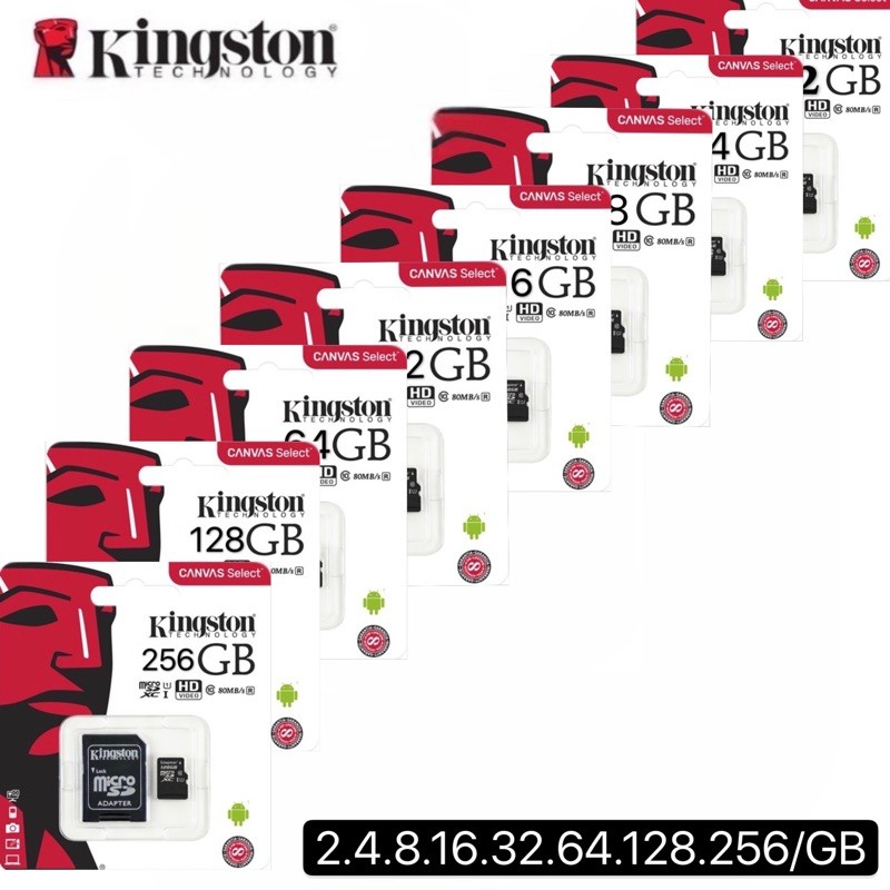 BEST12 Kingston Micro sd card Memory Card 2GB/4GB/8GB/16GB/32GB/64GB/128GB