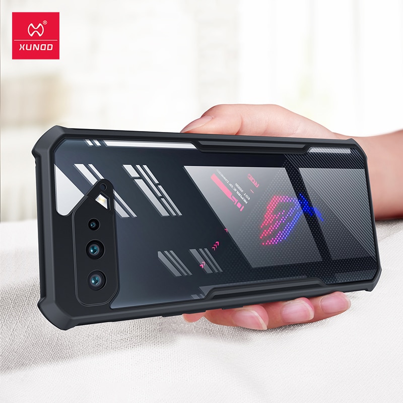 Ốp cho asus rog phone 5, ốp cho rog phone 5s, ốp bảo vệ túi khí trong suốt mặt sau chống sốc xundd cho rog phone 5 5s