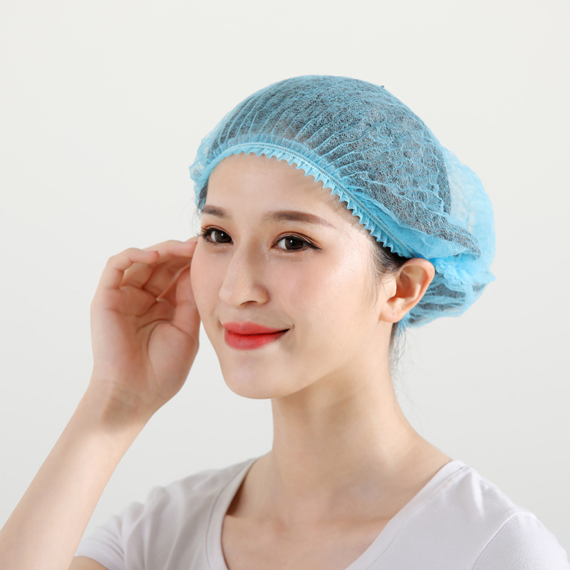 🔥 100 Pieces Disposable Double Ribs Hair Head Cover Cap Net Non Woven Cap  Universal Size LovelylifeFu COD | Lazada PH