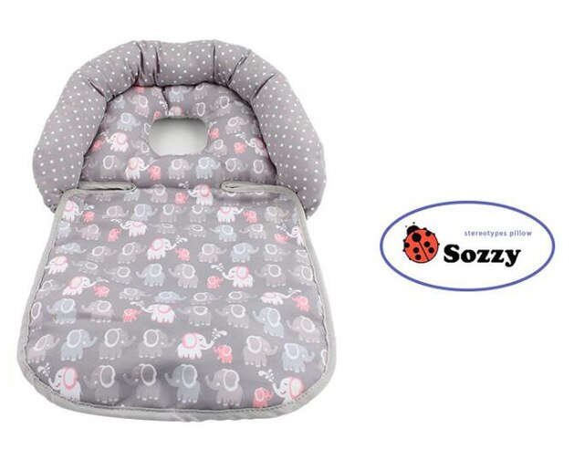Sozzy ทารกรถที่นั่ง Soft COZY รถเข็นเด็กแผ่นรองคอ Pad ที่รองศีรษะส่วนที่เหลือที่นอนหมอน