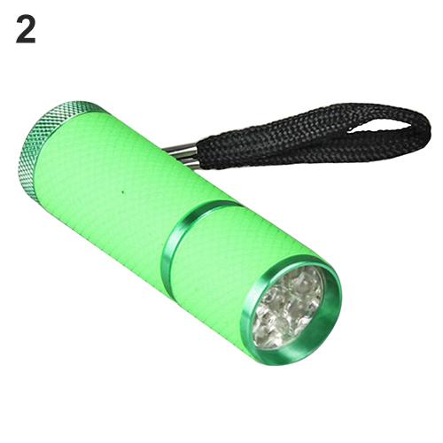 Máy sấy móng tay mini 9 bóng led cầm tay làm khô sơn móng tay gel uv - INTL