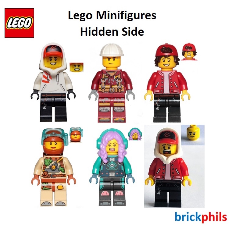 Lego hidden side discount minifigures