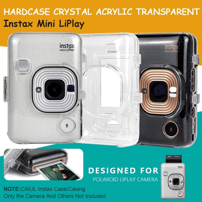 Mini Liplay Clear Plastic Hard Case Cover Protective Cover for Fujifilm  Instax Mini Liplay Hybrid Camera