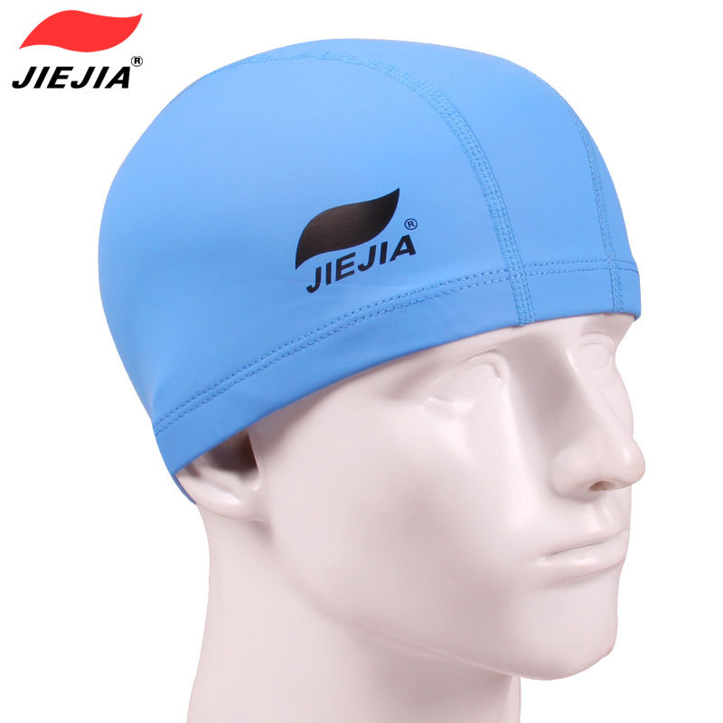 JIEJIA Solid Color Waterproof Breathable Swimming Cap