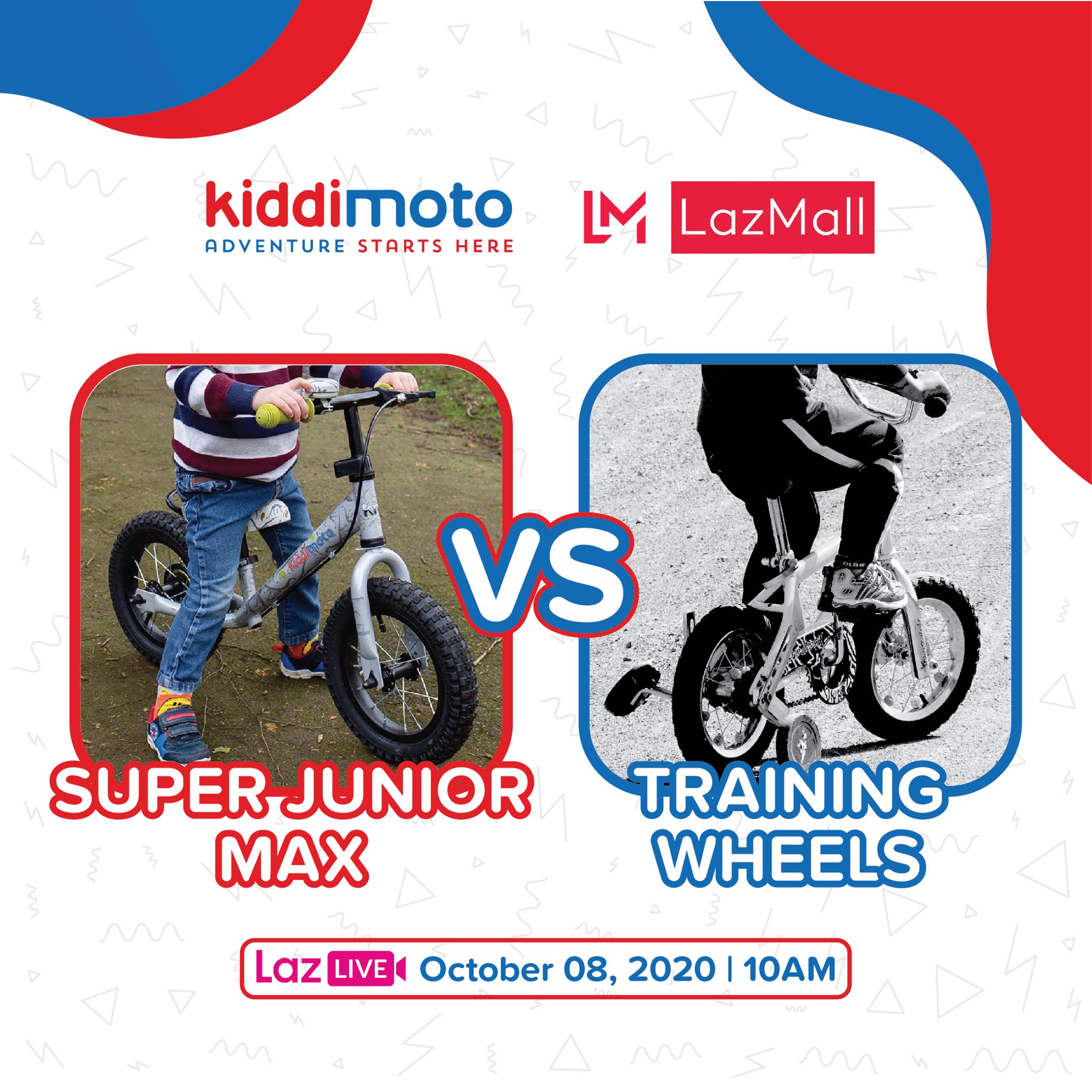 Kiddimoto Balance Bike VS Training Wheels